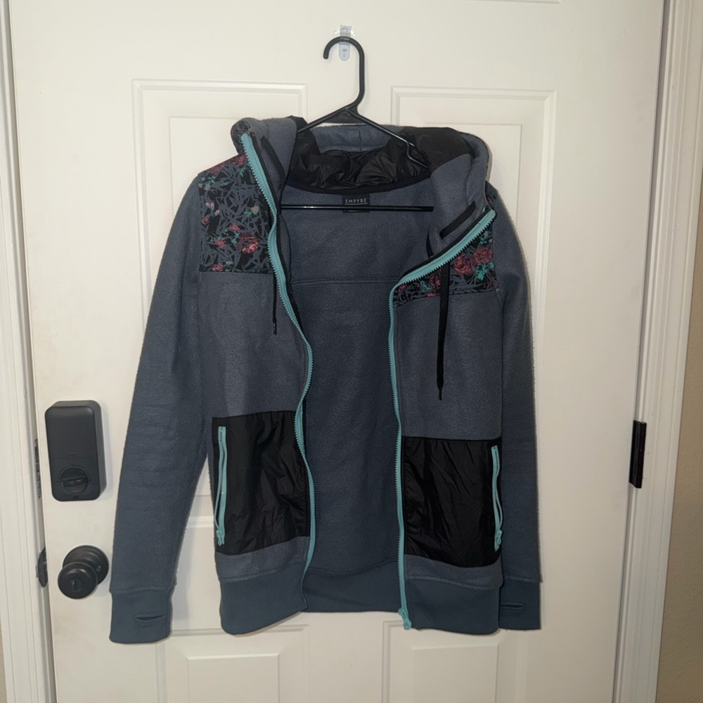 Empyre Blue and Black Women's Ski Jacket